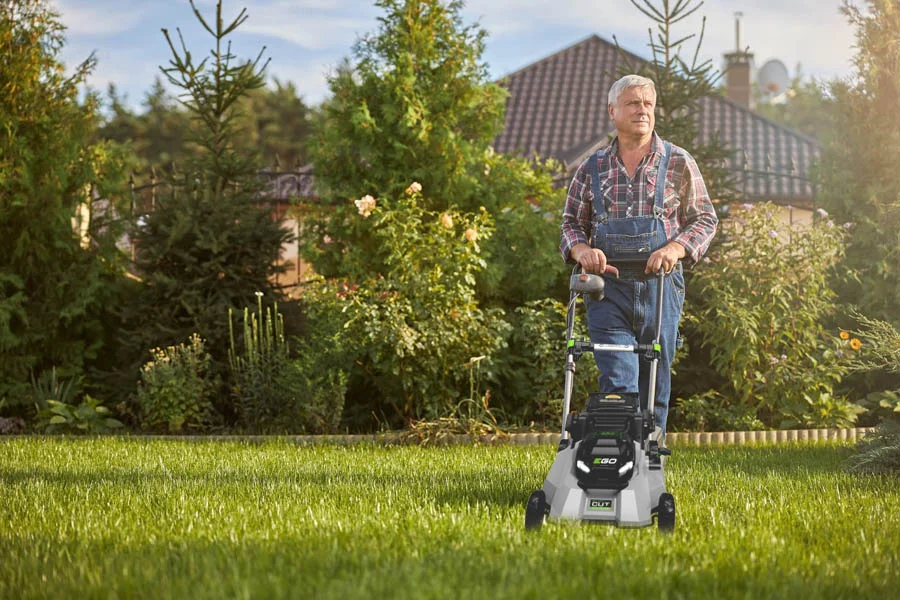 battery powered push lawn mower